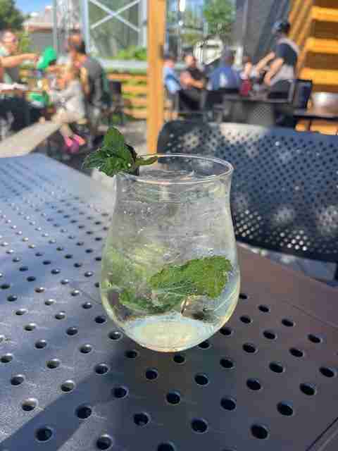 Make a Hugo Spritz - perfect drink for the deck in the summer!