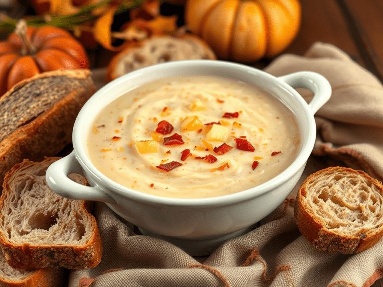 Baked Potato and Leek Soup